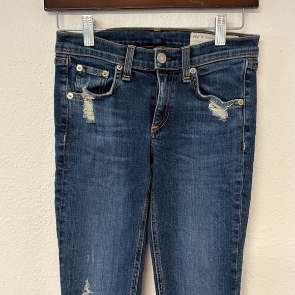 Rag & bone jeans -  Low Rise Ankle Slim  size 24 - Picture 4 of 12